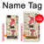 W3820 Vintage Cowgirl Fashion Paper Doll Hülle Schutzhülle Taschen und Leder Flip für iPhone 5C