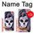 W3821 Sugar Skull Steam Punk Girl Gothic Hülle Schutzhülle Taschen und Leder Flip für iPhone 5C