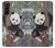 W3793 Cute Baby Panda Snow Painting Hülle Schutzhülle Taschen und Leder Flip für Samsung Galaxy S21 Plus 5G, Galaxy S21+ 5G