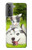 W3795 Grumpy Kitten Cat Playful Siberian Husky Dog Paint Hülle Schutzhülle Taschen und Leder Flip für Samsung Galaxy S21 Plus 5G, Galaxy S21+ 5G