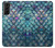 W3809 Mermaid Fish Scale Hülle Schutzhülle Taschen und Leder Flip für Samsung Galaxy S21 Plus 5G, Galaxy S21+ 5G
