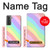 W3810 Pastel Unicorn Summer Wave Hülle Schutzhülle Taschen und Leder Flip für Samsung Galaxy S21 Plus 5G, Galaxy S21+ 5G