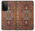 W3813 Persian Carpet Rug Pattern Hülle Schutzhülle Taschen und Leder Flip für Samsung Galaxy S21 Ultra 5G