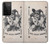 W3818 Vintage Playing Card Hülle Schutzhülle Taschen und Leder Flip für Samsung Galaxy S21 Ultra 5G