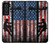 W3803 Electrician Lineman American Flag Hülle Schutzhülle Taschen und Leder Flip für Samsung Galaxy S21 FE 5G