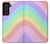 W3810 Pastel Unicorn Summer Wave Hülle Schutzhülle Taschen und Leder Flip für Samsung Galaxy S21 FE 5G