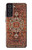 W3813 Persian Carpet Rug Pattern Hülle Schutzhülle Taschen und Leder Flip für Samsung Galaxy S21 FE 5G