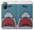 W3825 Cartoon Shark Sea Diving Hülle Schutzhülle Taschen und Leder Flip für Samsung Galaxy S20 FE