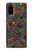 W3815 Psychedelic Art Hülle Schutzhülle Taschen und Leder Flip für Samsung Galaxy S20