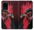 W3797 Chicken Rooster Hülle Schutzhülle Taschen und Leder Flip für Samsung Galaxy S20 Plus, Galaxy S20+