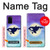 W3807 Killer Whale Orca Moon Pastel Fantasy Hülle Schutzhülle Taschen und Leder Flip für Samsung Galaxy S20 Plus, Galaxy S20+