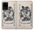 W3818 Vintage Playing Card Hülle Schutzhülle Taschen und Leder Flip für Samsung Galaxy S20 Plus, Galaxy S20+