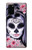 W3821 Sugar Skull Steam Punk Girl Gothic Hülle Schutzhülle Taschen und Leder Flip für Samsung Galaxy S20 Plus, Galaxy S20+