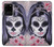W3821 Sugar Skull Steam Punk Girl Gothic Hülle Schutzhülle Taschen und Leder Flip für Samsung Galaxy S20 Plus, Galaxy S20+