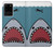 W3825 Cartoon Shark Sea Diving Hülle Schutzhülle Taschen und Leder Flip für Samsung Galaxy S20 Plus, Galaxy S20+