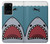 W3825 Cartoon Shark Sea Diving Hülle Schutzhülle Taschen und Leder Flip für Samsung Galaxy S20 Ultra