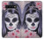 W3821 Sugar Skull Steam Punk Girl Gothic Hülle Schutzhülle Taschen und Leder Flip für Samsung Galaxy S10