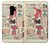 W3820 Vintage Cowgirl Fashion Paper Doll Hülle Schutzhülle Taschen und Leder Flip für Samsung Galaxy S9 Plus
