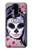 W3821 Sugar Skull Steam Punk Girl Gothic Hülle Schutzhülle Taschen und Leder Flip für Samsung Galaxy S9