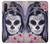 W3821 Sugar Skull Steam Punk Girl Gothic Hülle Schutzhülle Taschen und Leder Flip für Samsung Galaxy Note 10