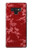 W3817 Red Floral Cherry blossom Pattern Hülle Schutzhülle Taschen und Leder Flip für Note 9 Samsung Galaxy Note9