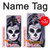 W3821 Sugar Skull Steam Punk Girl Gothic Hülle Schutzhülle Taschen und Leder Flip für Note 9 Samsung Galaxy Note9