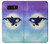 W3807 Killer Whale Orca Moon Pastel Fantasy Hülle Schutzhülle Taschen und Leder Flip für Note 8 Samsung Galaxy Note8