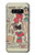 W3820 Vintage Cowgirl Fashion Paper Doll Hülle Schutzhülle Taschen und Leder Flip für Note 8 Samsung Galaxy Note8