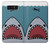 W3825 Cartoon Shark Sea Diving Hülle Schutzhülle Taschen und Leder Flip für Note 8 Samsung Galaxy Note8