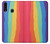 W3799 Cute Vertical Watercolor Rainbow Hülle Schutzhülle Taschen und Leder Flip für Samsung Galaxy A20s