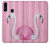 W3805 Flamingo Pink Pastel Hülle Schutzhülle Taschen und Leder Flip für Samsung Galaxy A20s