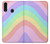 W3810 Pastel Unicorn Summer Wave Hülle Schutzhülle Taschen und Leder Flip für Samsung Galaxy A20s