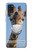 W3806 Giraffe New Normal Hülle Schutzhülle Taschen und Leder Flip für Samsung Galaxy A21s