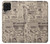 W3819 Retro Vintage Paper Hülle Schutzhülle Taschen und Leder Flip für Samsung Galaxy A22 4G