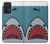 W3825 Cartoon Shark Sea Diving Hülle Schutzhülle Taschen und Leder Flip für Samsung Galaxy A52, Galaxy A52 5G