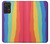 W3799 Cute Vertical Watercolor Rainbow Hülle Schutzhülle Taschen und Leder Flip für Samsung Galaxy A72, Galaxy A72 5G
