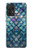 W3809 Mermaid Fish Scale Hülle Schutzhülle Taschen und Leder Flip für Samsung Galaxy A72, Galaxy A72 5G