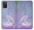 W3823 Beauty Pearl Mermaid Hülle Schutzhülle Taschen und Leder Flip für Samsung Galaxy A03S