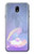 W3823 Beauty Pearl Mermaid Hülle Schutzhülle Taschen und Leder Flip für Samsung Galaxy J7 (2018), J7 Aero, J7 Top, J7 Aura, J7 Crown, J7 Refine, J7 Eon, J7 V 2nd Gen, J7 Star