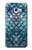 W3809 Mermaid Fish Scale Hülle Schutzhülle Taschen und Leder Flip für Samsung Galaxy A5 (2017)