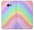 W3810 Pastel Unicorn Summer Wave Hülle Schutzhülle Taschen und Leder Flip für Samsung Galaxy A5 (2017)