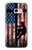 W3803 Electrician Lineman American Flag Hülle Schutzhülle Taschen und Leder Flip für Samsung Galaxy A3 (2017)