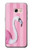 W3805 Flamingo Pink Pastel Hülle Schutzhülle Taschen und Leder Flip für Samsung Galaxy A3 (2017)
