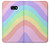 W3810 Pastel Unicorn Summer Wave Hülle Schutzhülle Taschen und Leder Flip für Samsung Galaxy A3 (2017)