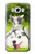 W3795 Grumpy Kitten Cat Playful Siberian Husky Dog Paint Hülle Schutzhülle Taschen und Leder Flip für Samsung Galaxy J7 (2016)