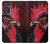 W3797 Chicken Rooster Hülle Schutzhülle Taschen und Leder Flip für Samsung Galaxy Quantum 2