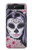 W3821 Sugar Skull Steam Punk Girl Gothic Hülle Schutzhülle Taschen Flip für Samsung Galaxy Z Flip 5G