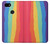 W3799 Cute Vertical Watercolor Rainbow Hülle Schutzhülle Taschen und Leder Flip für Google Pixel 3a XL