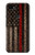 W3804 Fire Fighter Metal Red Line Flag Graphic Hülle Schutzhülle Taschen und Leder Flip für Google Pixel 3a XL