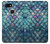 W3809 Mermaid Fish Scale Hülle Schutzhülle Taschen und Leder Flip für Google Pixel 3